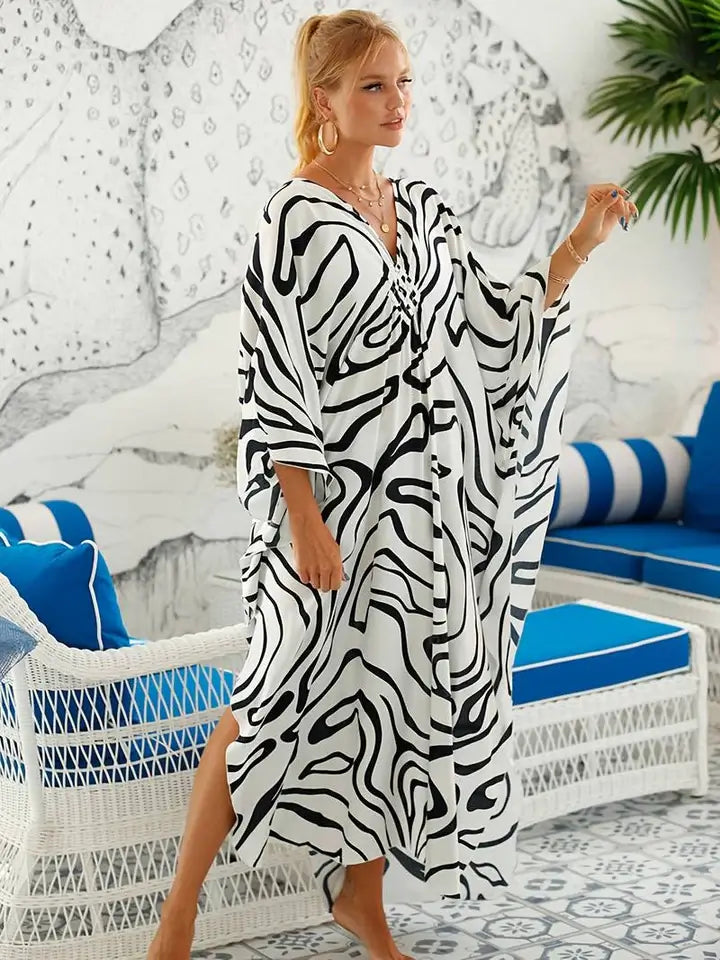 Kaftan Brasil - Zebra 2025